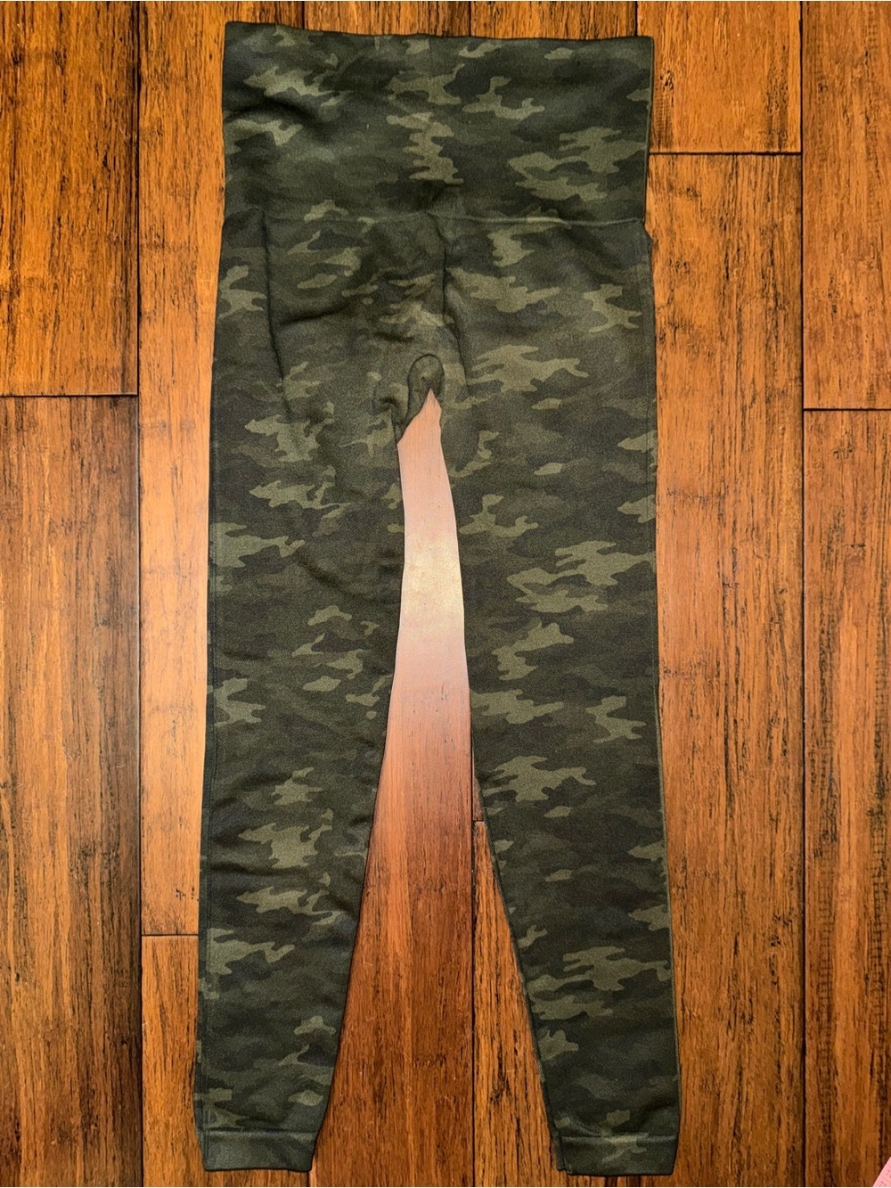 SPANX Seamless Matte Camo High Rise Full Length Leggings Size L - Picture 3 of 5